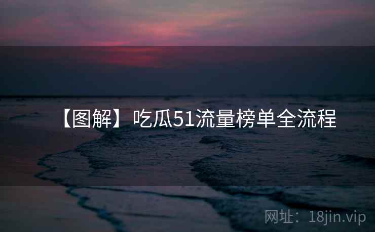 【图解】吃瓜51流量榜单全流程