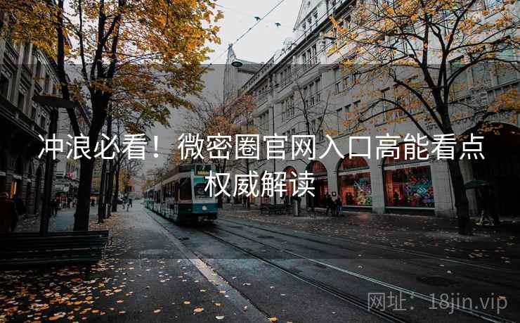 冲浪必看！微密圈官网入口高能看点权威解读